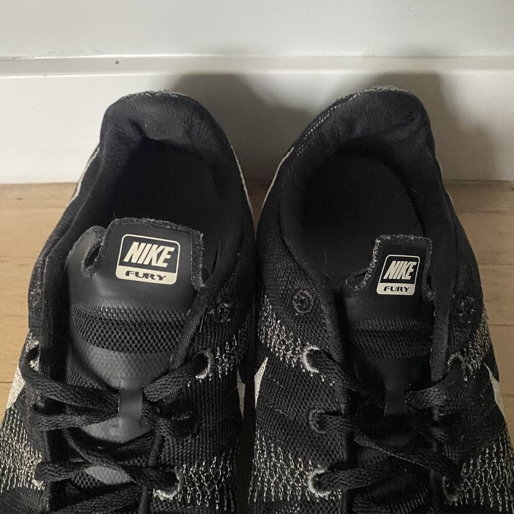 Nike Flex Fury Fitsole Black Athletic Running Shoes Mens Size 13 - Picture 3 of 9